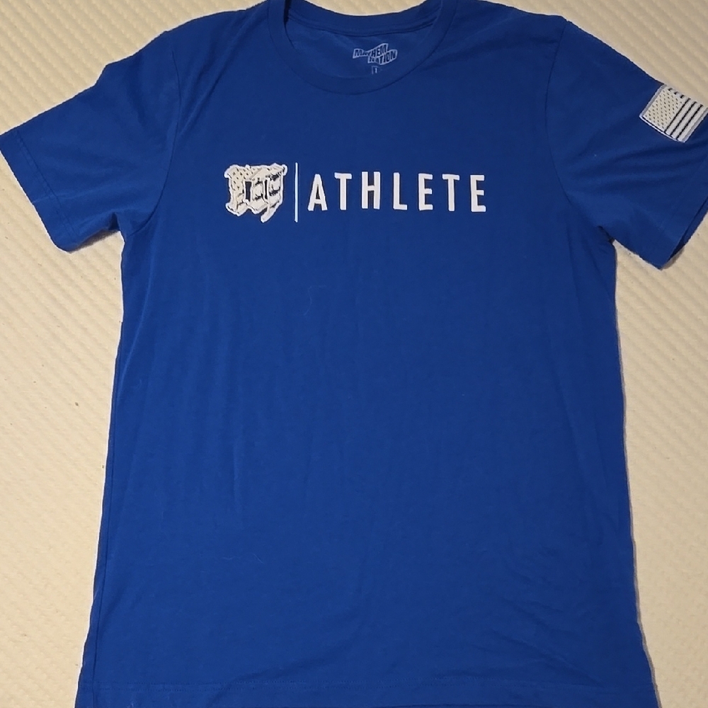 Crossfit Mayhem Blue Athlete T-Shirt